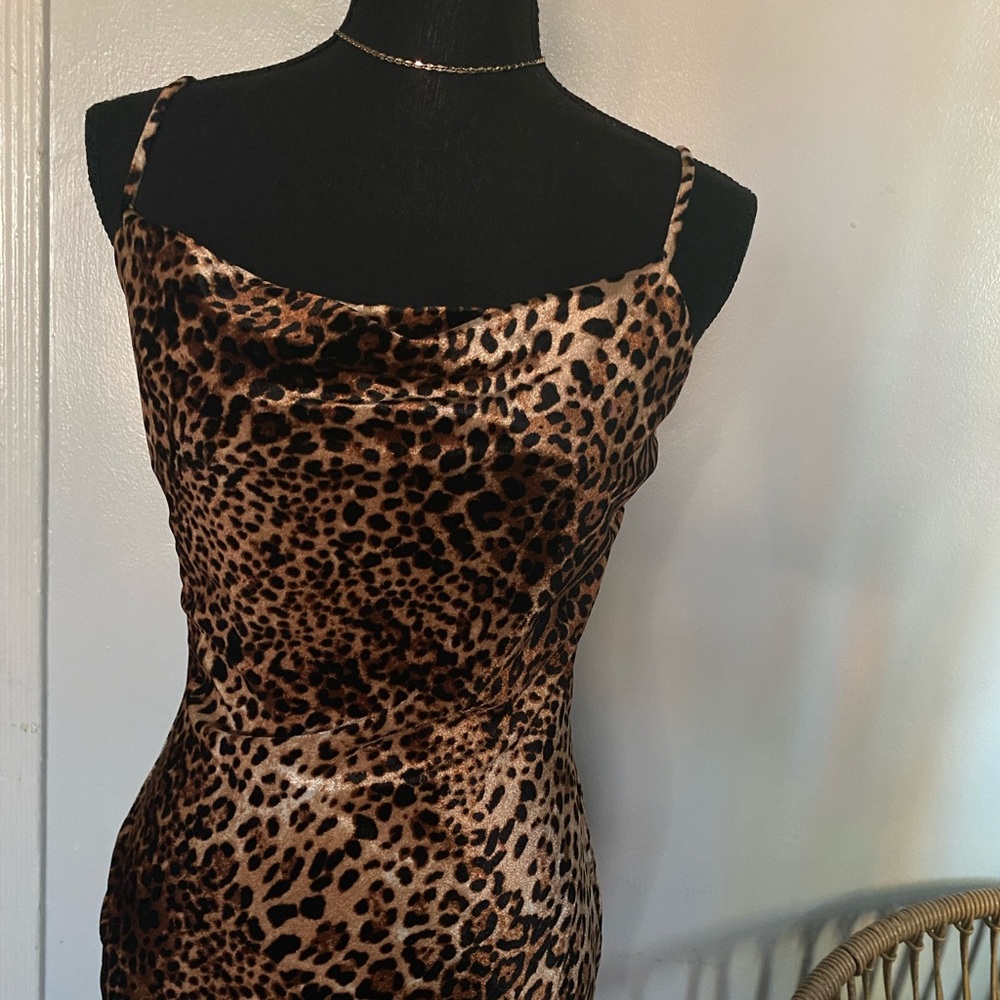 Leopard print maxi dress ❌SOLD‼️❌